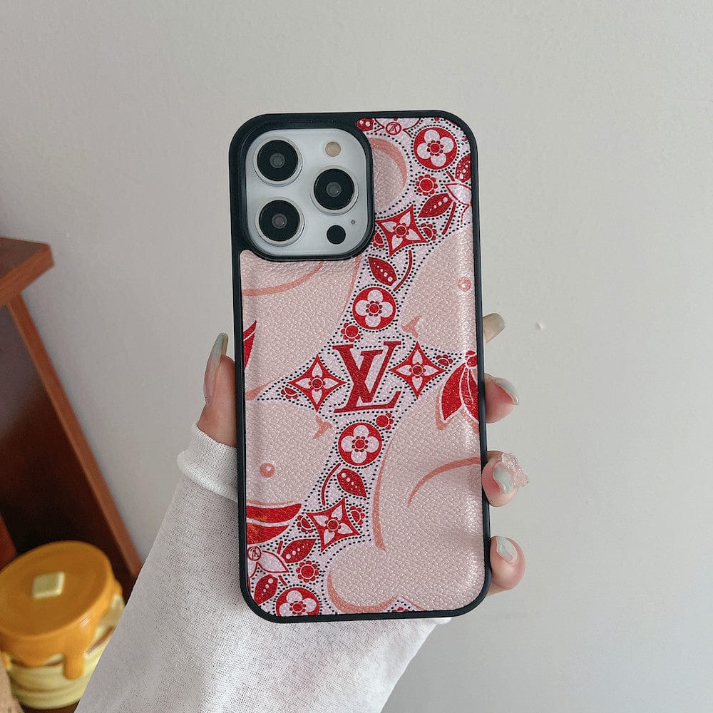 HypedEffects Red and Pink louis vuitton Samsung Cases