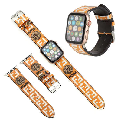 HypedEffects Sleek Leather Fendi Watch Band 38/40/41/42/44/45/49 mm