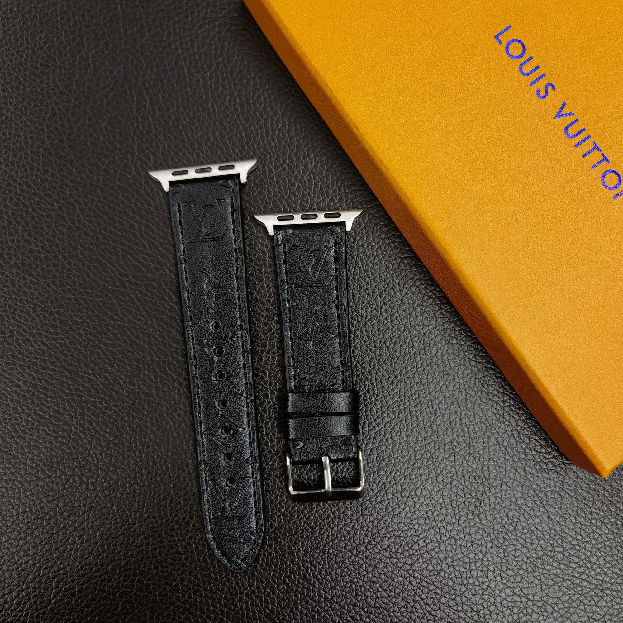 HypedEffects Textured Leather louis vuitton Watch Band 38/40/41/42/44/45/49 mm