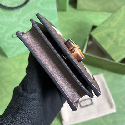 Tunde Store Brown Gucci Leather Wallet