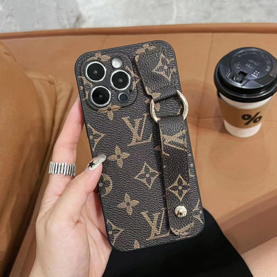Tunde Store Classic Louis Vuitton iPhone Case With Handle | iPhone 12 to iPhone 15