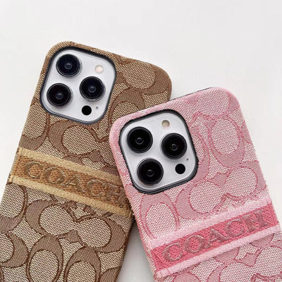 Tunde Store Coach Signature iPhone Case – Available for iPhone 11 to iPhone 16