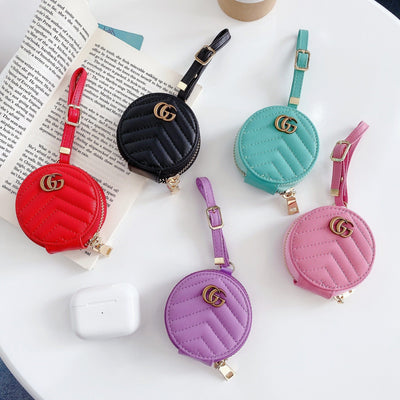 Tunde Store Colorful Louis Vuitton And Gucci Airpods Pro Leather Bag