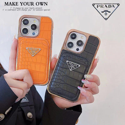 Tunde Store Colorful Prada Alligator iPhone Cover for iPhone 11 To iPhone 16