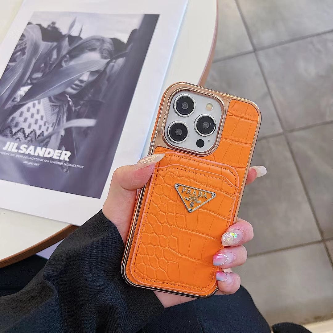 Tunde Store Colorful Prada Alligator iPhone Cover for iPhone 11 To iPhone 16