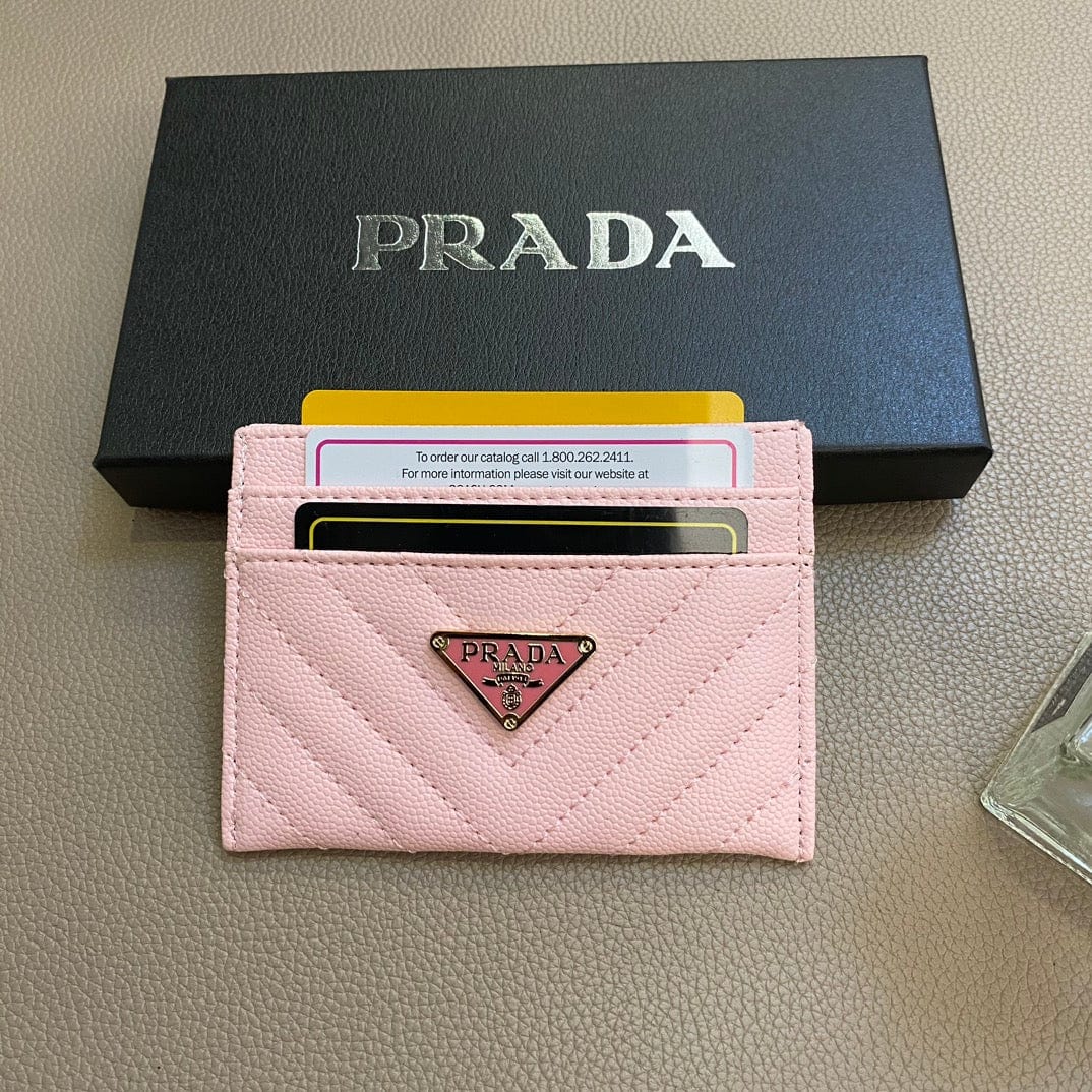 Tunde Store Colorful Prada Leather Card Holders Wallet