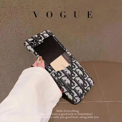 Tunde Store Dior-Inspired Samsung Z Flip Case – Available for Z Flip 3, 4, 5, and 6