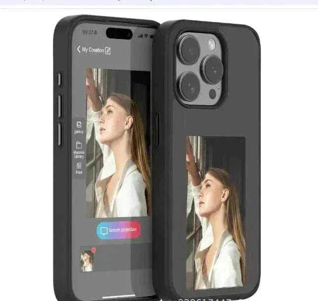 Tunde Store E-Ink Phone Case for iPhone 15
