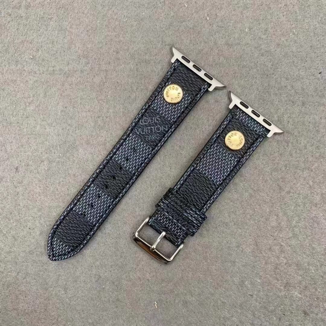 Tunde Store Elegant Leather Louis Vuitton Watch Band 38/40/41/42/44/45/49 mm