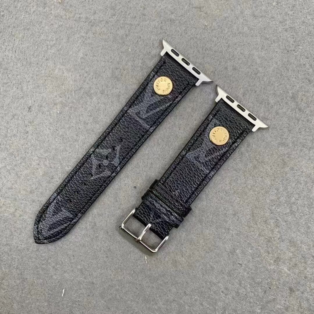 Tunde Store Elegant Leather Louis Vuitton Watch Band 38/40/41/42/44/45/49 mm