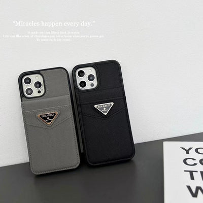 Tunde Store Fashioned Dikarcci iPhone Cover With Card Holder | iPhone 12 to iPhone 16