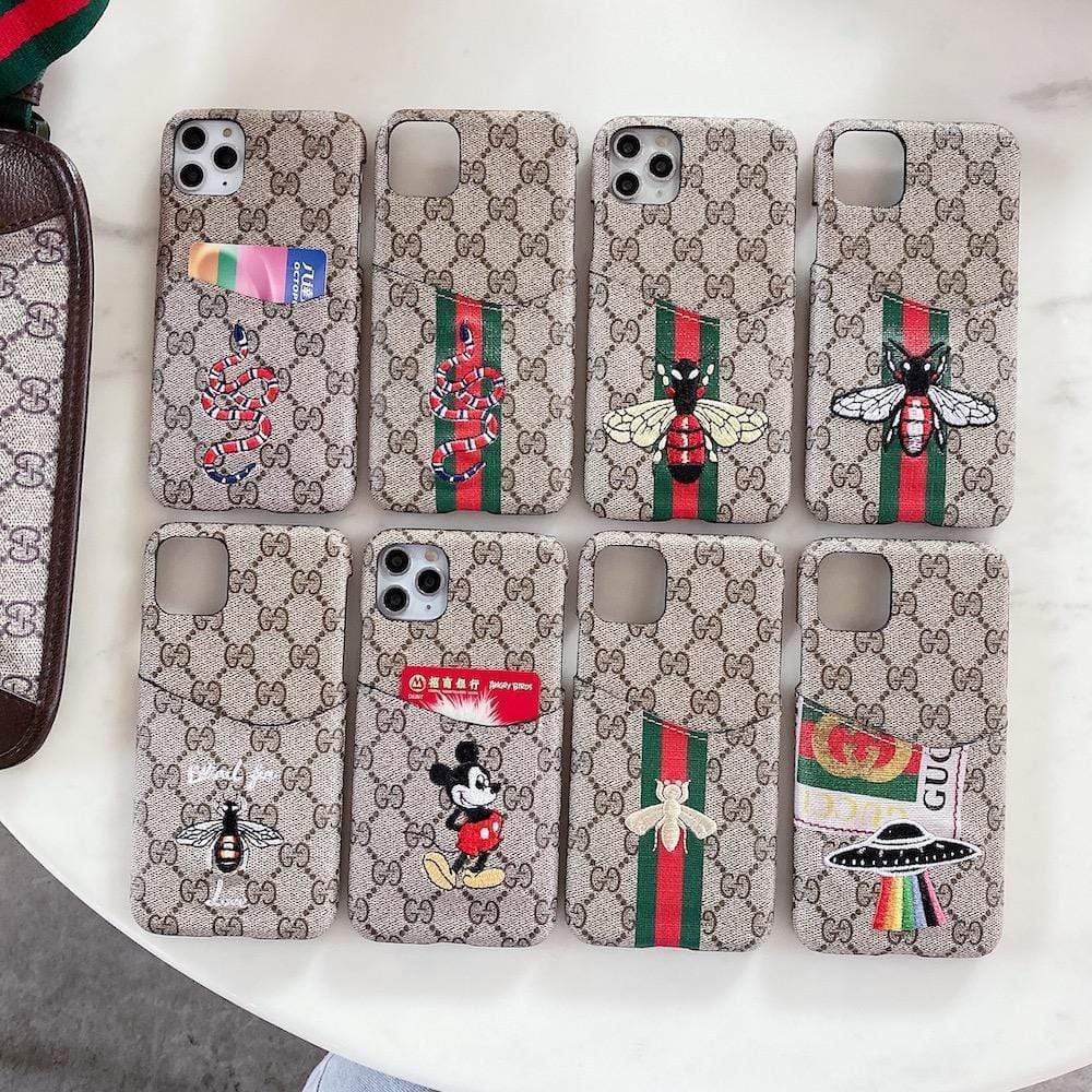 Tunde Store Gucci Iphone Cases With Card Pockets