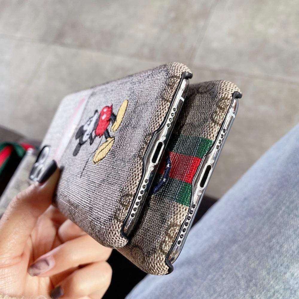Tunde Store Gucci Iphone Cases With Card Pockets (iPhone 12 to 14)