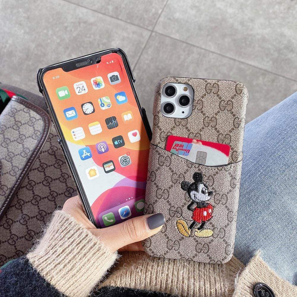Tunde Store Gucci Iphone Cases With Card Pockets (iPhone 12 to 14)