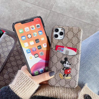 Tunde Store Gucci Iphone Cases With Card Pockets (iPhone 12 to 14)