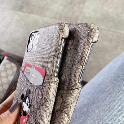 Tunde Store Gucci Iphone Cases With Card Pockets (iPhone 12 to 14)