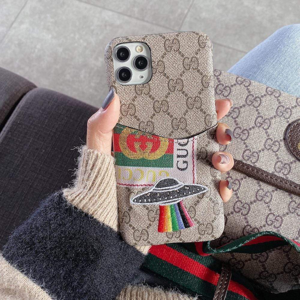 Tunde Store Gucci Iphone Cases With Card Pockets (iPhone 12 to 14)