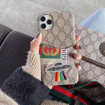 Tunde Store Gucci Iphone Cases With Card Pockets (iPhone 12 to 14)