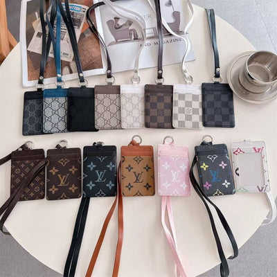 Tunde Store Gucci & Louis Vuitton ID Card Holder with Lanyard