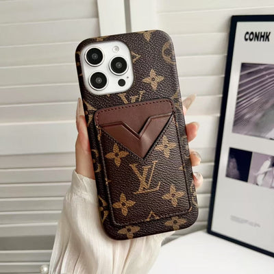 Tunde Store Gucci & Louis Vuitton Monogram Cardholder iPhone Case