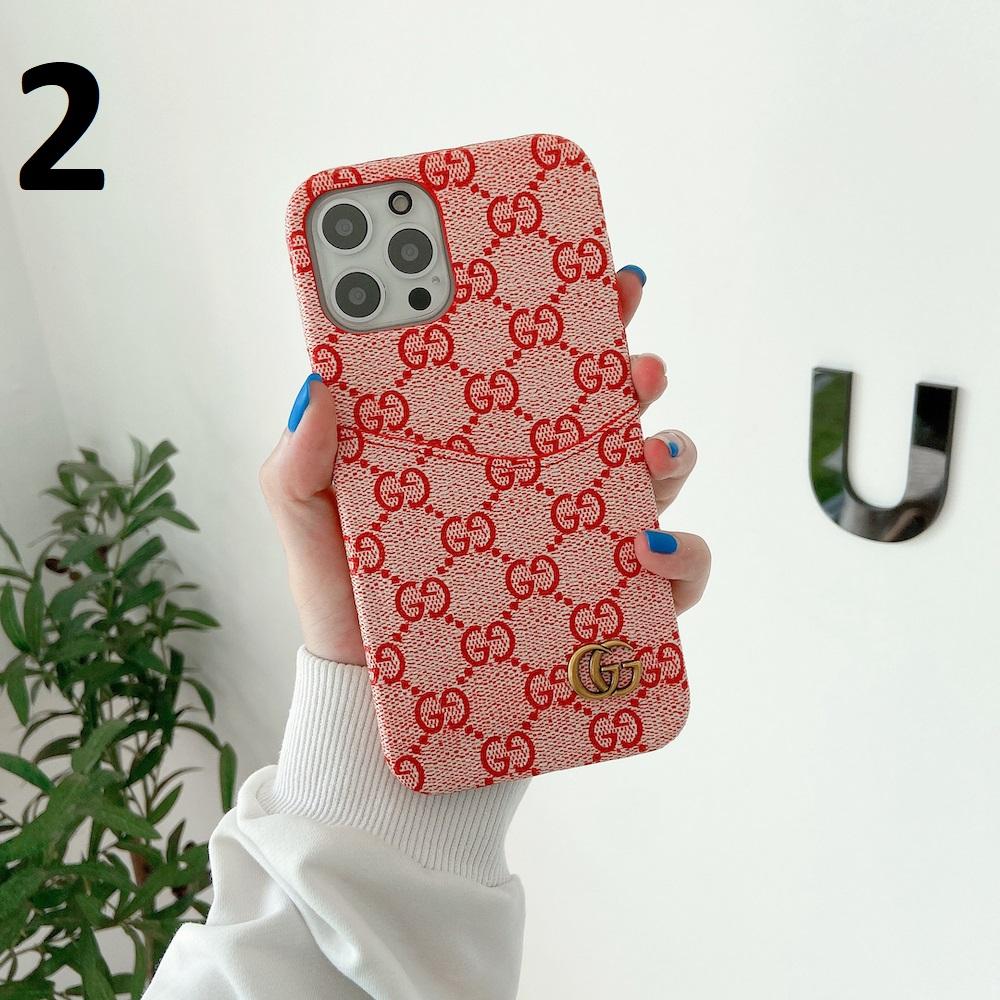 Tunde Store Gucci Phone Case With Card Holder For iPhone 15