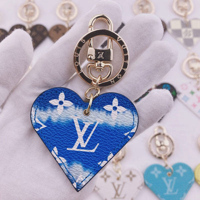 Tunde Store Heart Louis Vuitton And Gucci Keychain | Heart Shaped Keychain