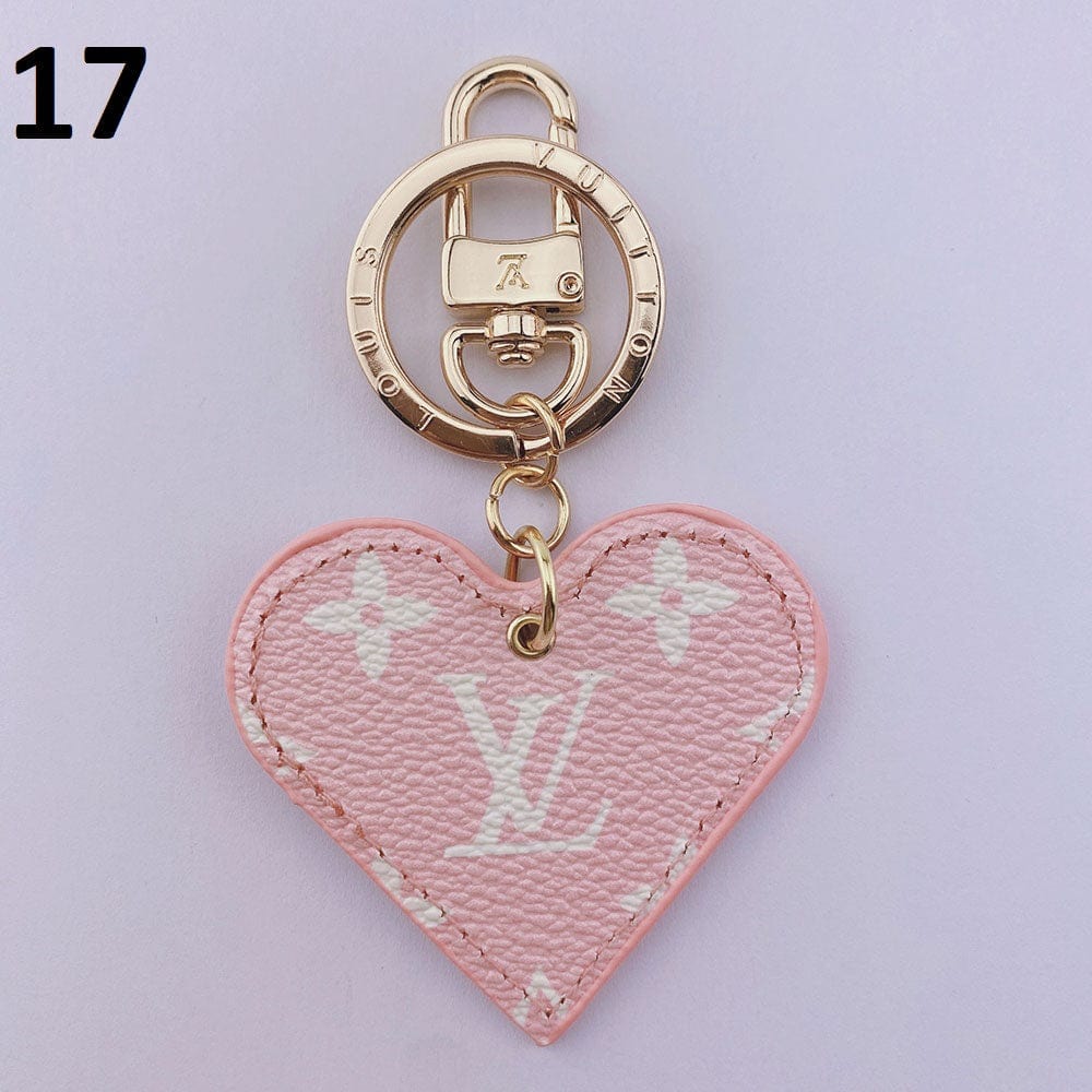Tunde Store Heart Louis Vuitton And Gucci Keychain | Heart Shaped Keychain