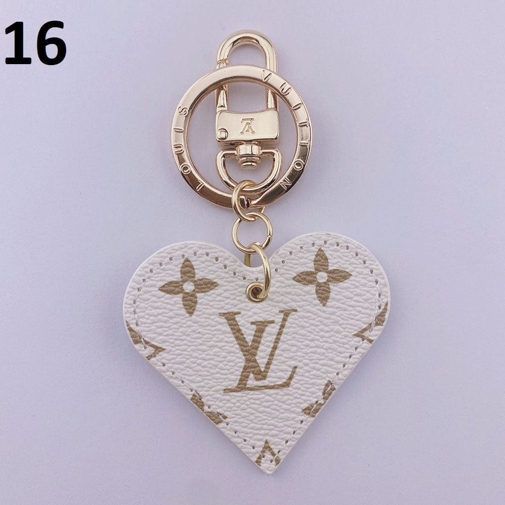 Tunde Store Heart Louis Vuitton And Gucci Keychain | Heart Shaped Keychain