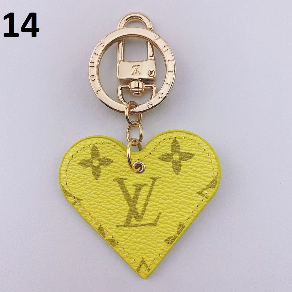 Tunde Store Heart Louis Vuitton And Gucci Keychain | Heart Shaped Keychain