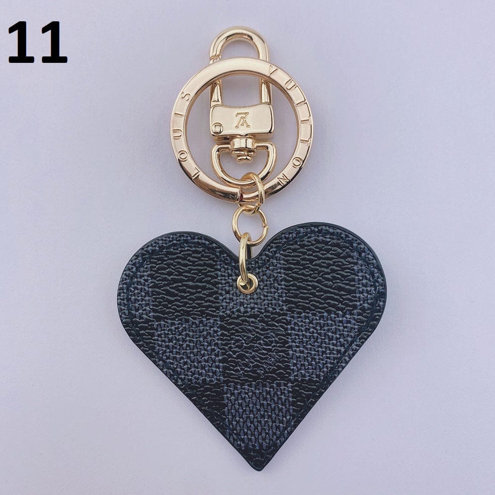 Tunde Store Heart Louis Vuitton And Gucci Keychain | Heart Shaped Keychain