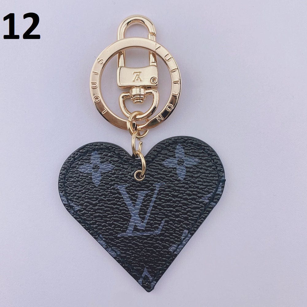 Tunde Store Heart Louis Vuitton And Gucci Keychain | Heart Shaped Keychain