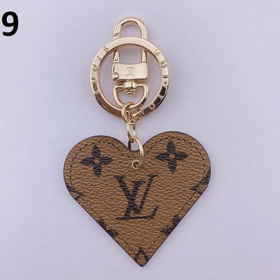 Tunde Store Heart Louis Vuitton And Gucci Keychain | Heart Shaped Keychain