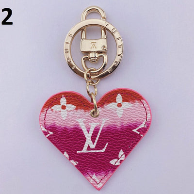 Tunde Store Heart Louis Vuitton And Gucci Keychain | Heart Shaped Keychain