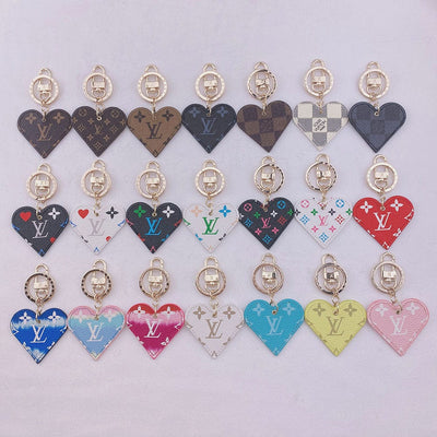 Tunde Store Heart Louis Vuitton And Gucci Keychain | Heart Shaped Keychain