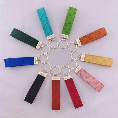 Tunde Store High Fashion Leather lv Keychains