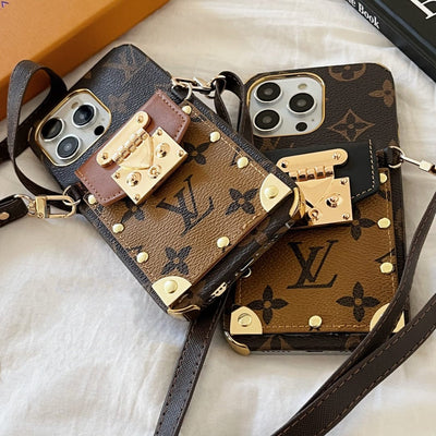 Tunde Store iphone 12 - 15 Pro Max Louis Vuitton Crossbody With Cash Card Holder