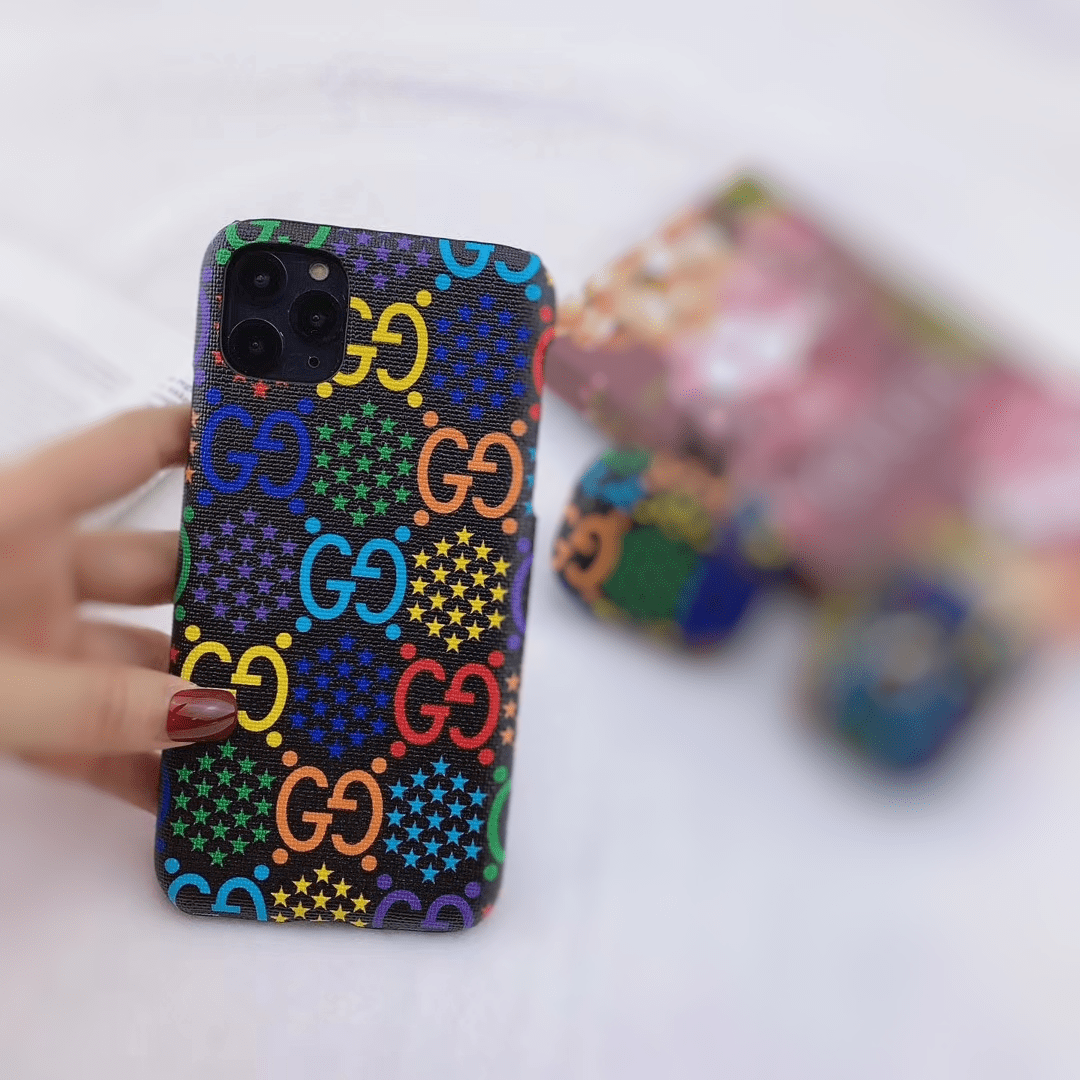 Tunde Store Leather Gucci Iphone Cases for iPhone 13 | iPhone 14 | iPhone 15