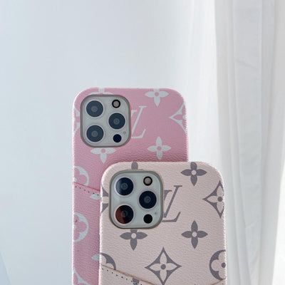 Tunde Store Leather Louis Vuitton Phone Case for iPhone 15