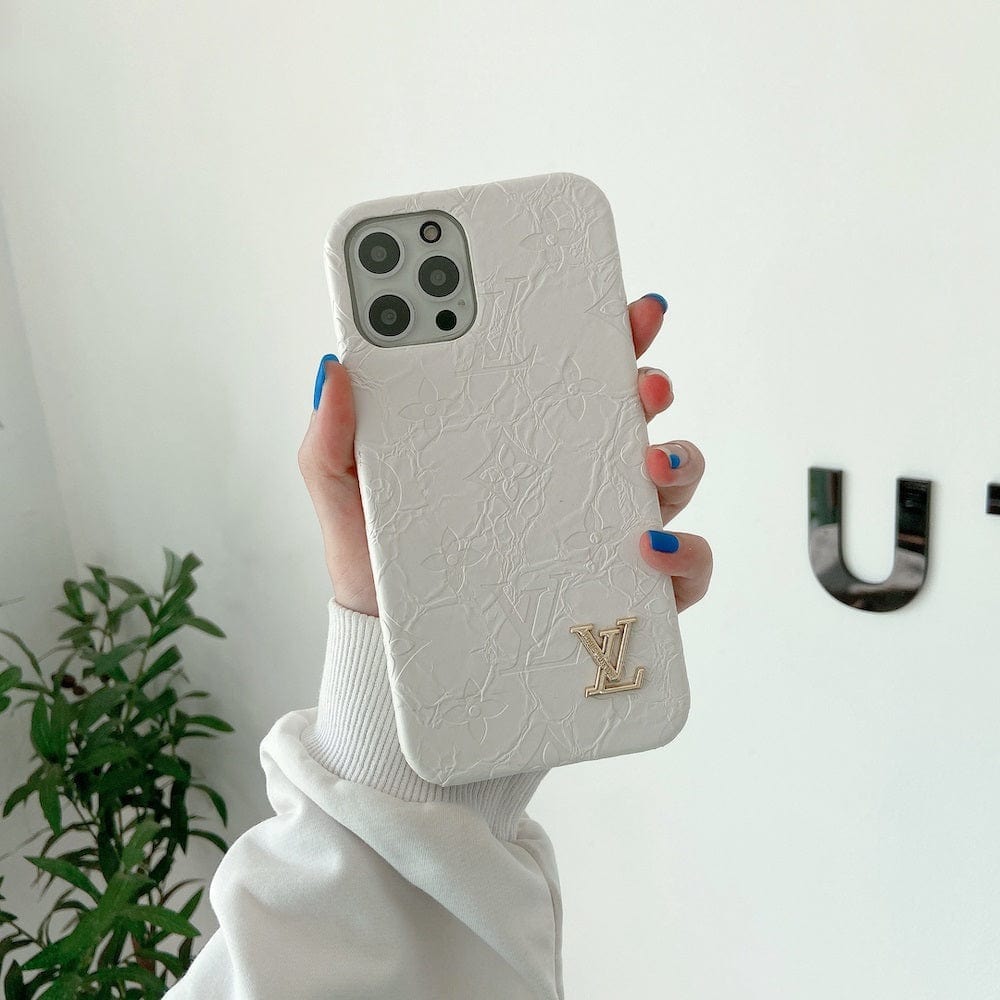 Tunde Store Leather LV Samsung Phone Cases