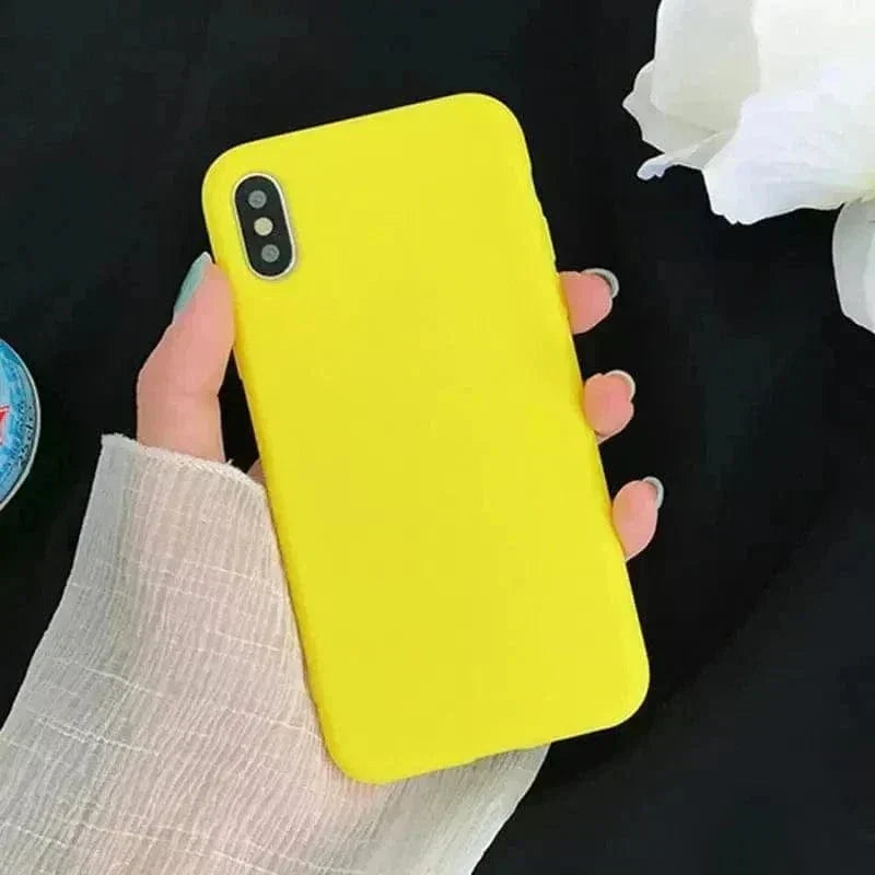 Tunde Store Lemon Yellow Phone Case compatible with iPhone
