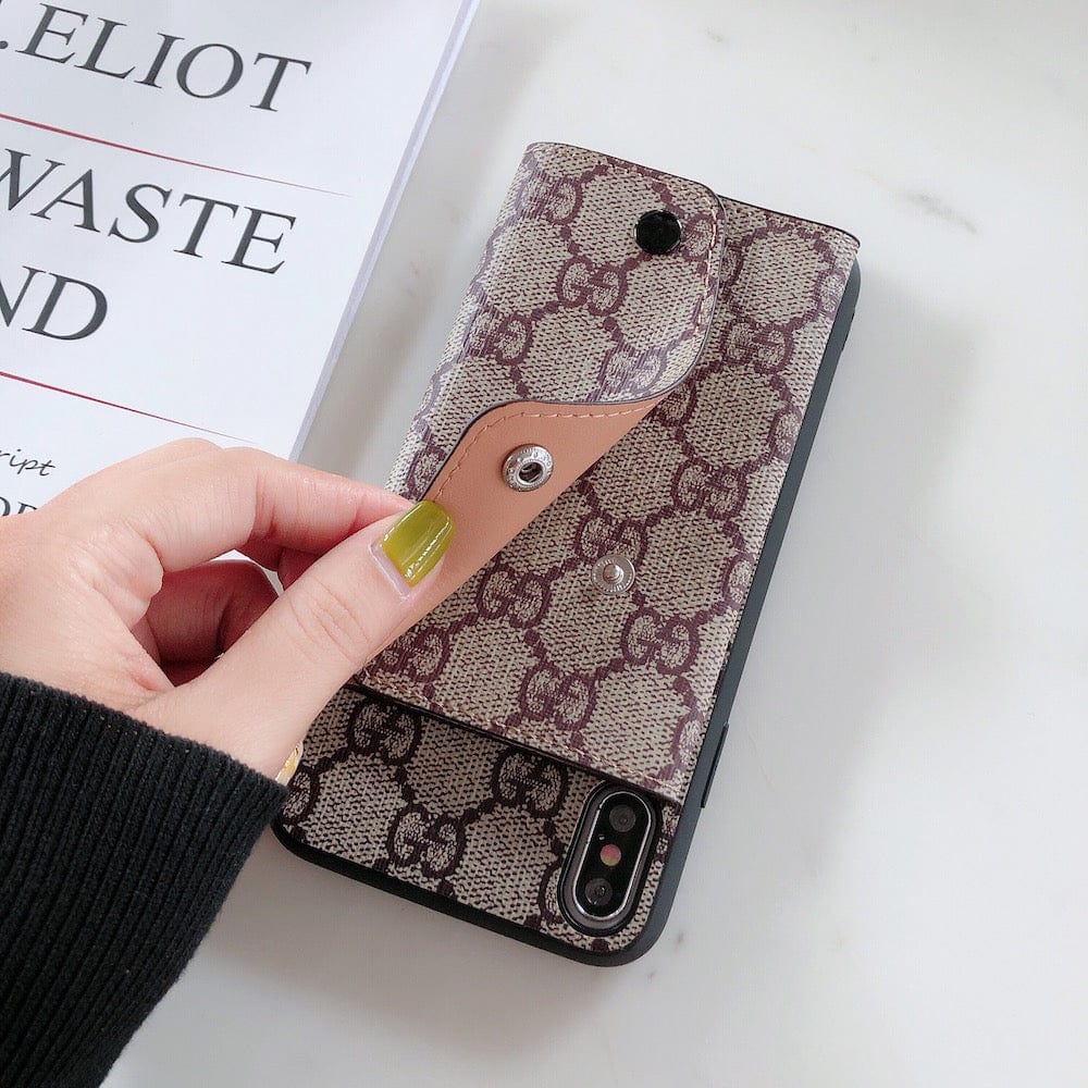 Tunde Store Louis Vuitton and Gucci iPhone Cases with Integrated Wallet
