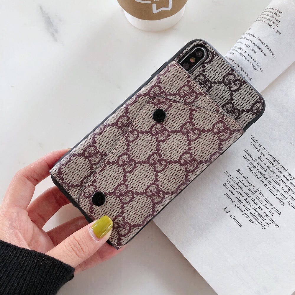 Tunde Store Louis Vuitton and Gucci iPhone Cases with Integrated Wallet