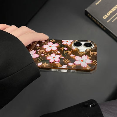 Tunde Store Louis Vuitton Cherry Blossom Monogram iPhone Case