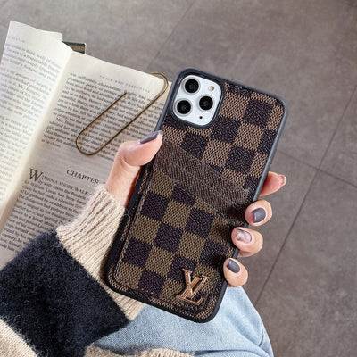 Tunde Store Louis Vuitton & Gucci iPhone Case Collection - Famous Patterns with Integrated Wallet