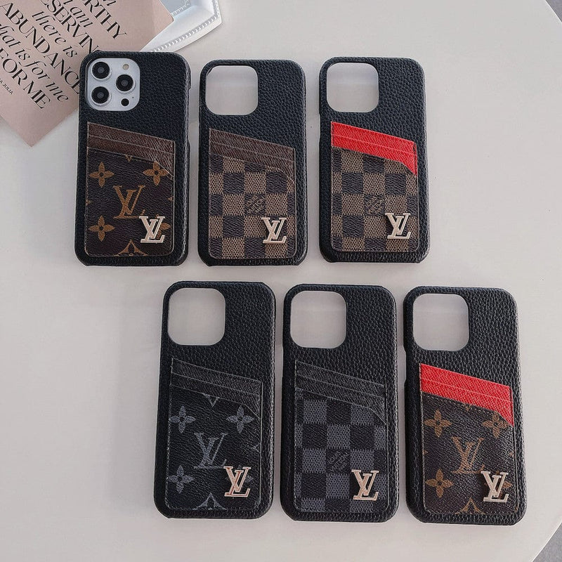 Tunde Store Louis Vuitton iPhone Cases with Extra Pouch - Timeless Luxury
