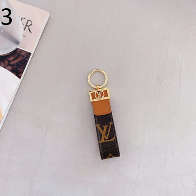 Tunde Store Louis Vuitton Keychain With Golden Keyring