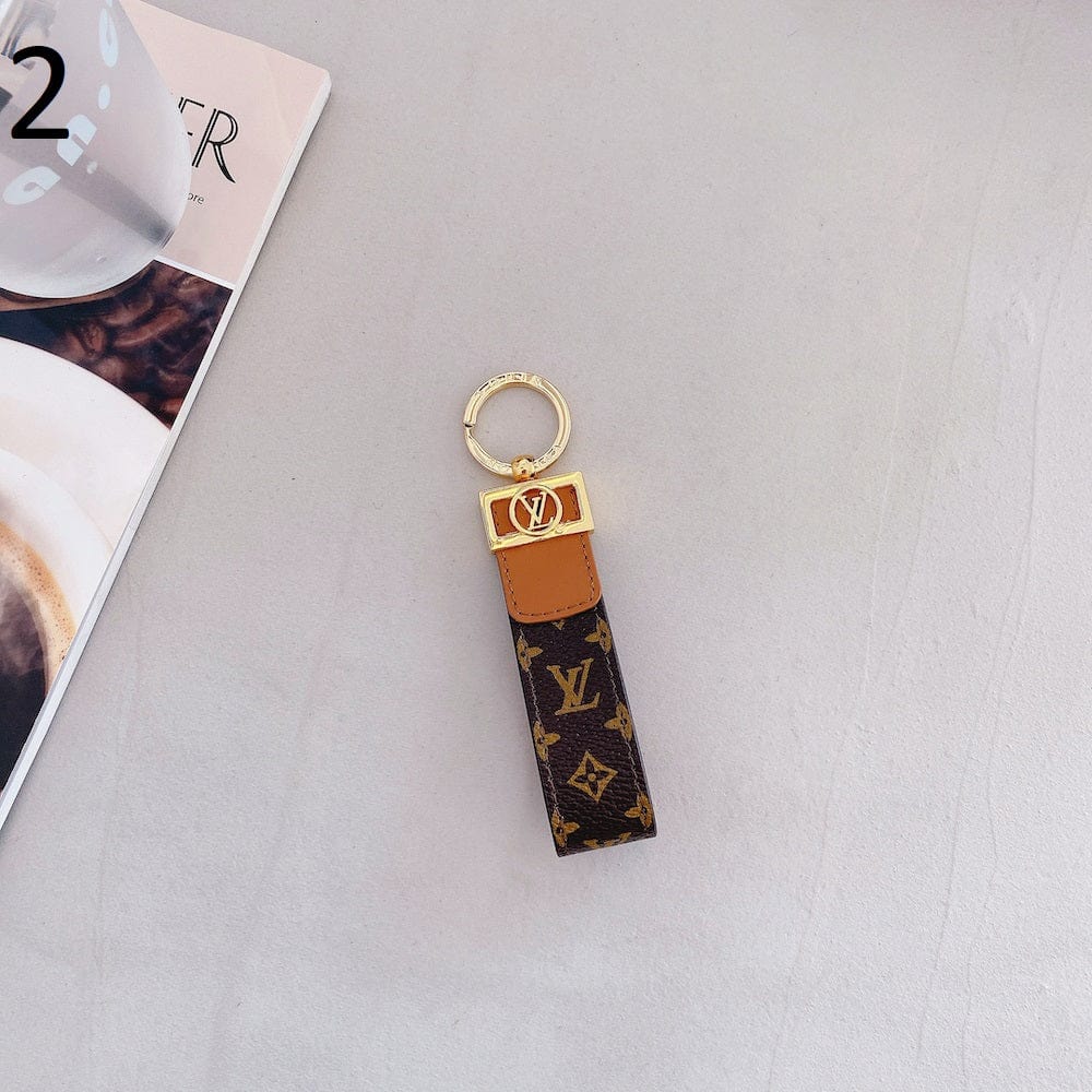 Tunde Store Louis Vuitton Keychain With Golden Keyring