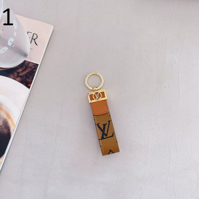 Tunde Store Louis Vuitton Keychain With Golden Keyring