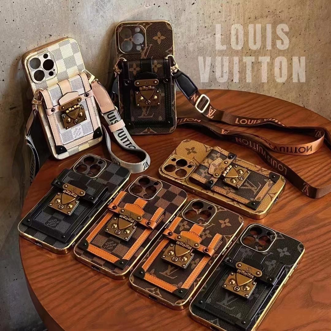 Tunde Store Louis Vuitton Luxury iPhone 15 Wallet Case