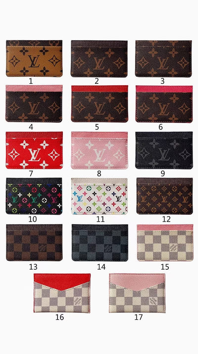 Tunde Store Louis Vuitton Monogram and Damier Canvas Card Holders - 17 Style Wallet Collection